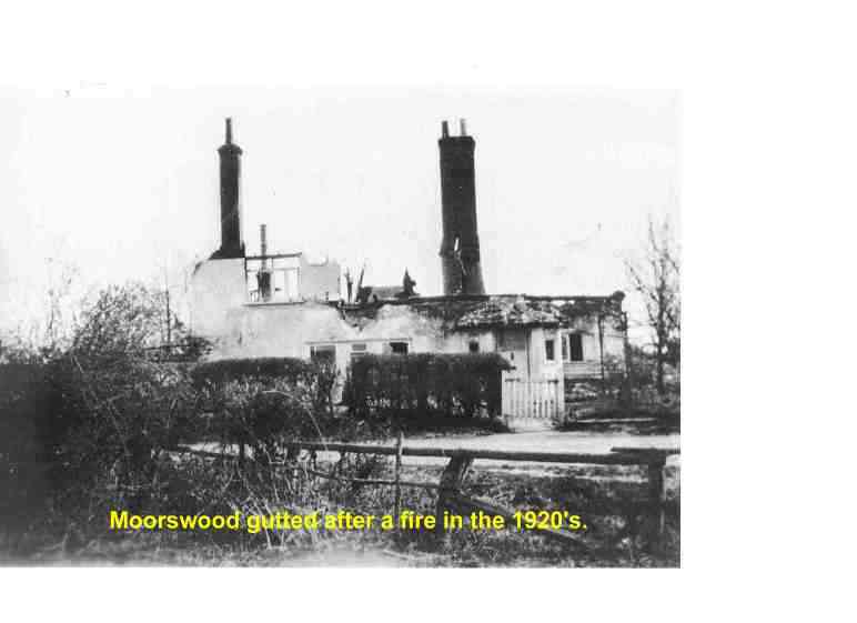 Moorswood after fire